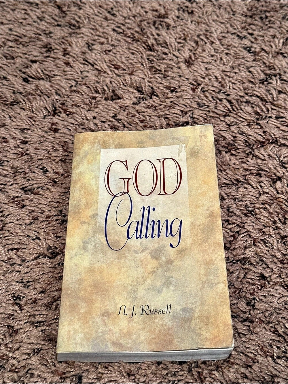 Barbour God Calling Hardcover Religious Book Brown